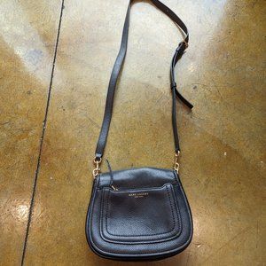 Marc Jacobs black leather crossbody bag